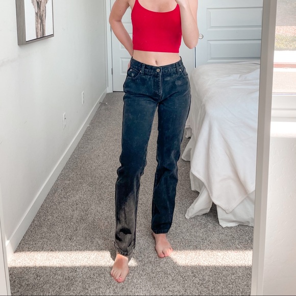 VINTAGE HARLEY DAVIDSON MOM JEANS - Picture 2 of 4